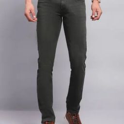 Monte Carlo Olive Skinny Fit Jeans-image-65