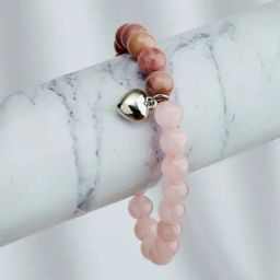 Joker & WItch Pink This Love Beaded Bracelet-46