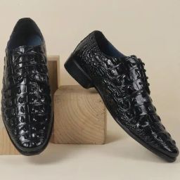 Mochi Men Black Derby Shoes-image-40