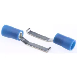 RS PRO Insulated Crimp Blade Terminal 16.8 mm Copper 14-16 AWG 2.5-1.5 mm² Blue, 6241229-image-88