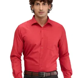 Park Avenue Red Slim Fit Shirt-image-76