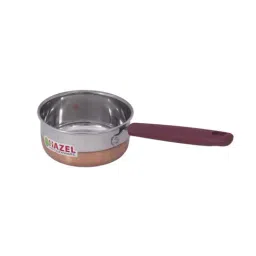 HAZEL Alfa Premium Heavy Gauge Stainless Steel 160 mm Sauce Pan (700 ml) - Set of 1-image-92