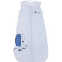 MiArcus Blue Cotton 210 GSM Sleeping Bag (0-6 Month) - Set of 1-41