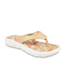 Carlton London Women's Golden Thong Sandals-image-55