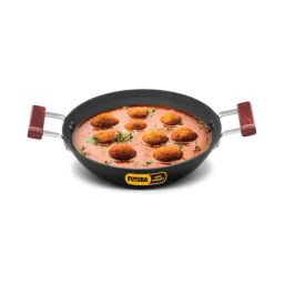 Hawkins Black Hard Anodised Deep Fry Pan Kadhai - 3 Litre-12