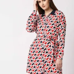 Pepe Jeans Red Printed Dress-image-43