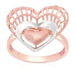 Malabar Gold and Diamonds 18k Gold Heart Ring for Women-image-91