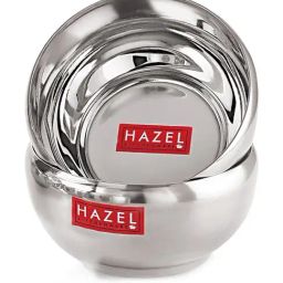 HAZEL Silver Stainless Steel Bowl for Dessert - Set of 2 (200ml)-image-22