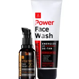 Ustraa Vitamin C Face Serum & Power Energize and De Tan Face Wash-image-14