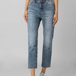 Only Blue Straight Fit High Rise Jeans-image-29