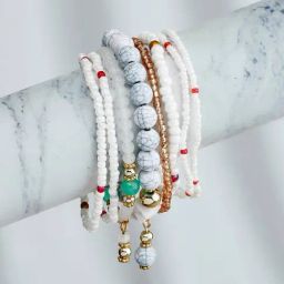 Joker & WItch Cream It's Nice To Have A Friend Beaded Bracelet-48