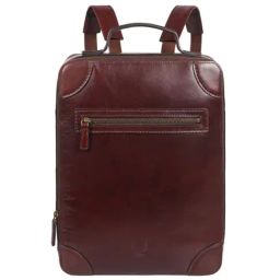 Hidesign Brown Leather Medium Backpack-image-71