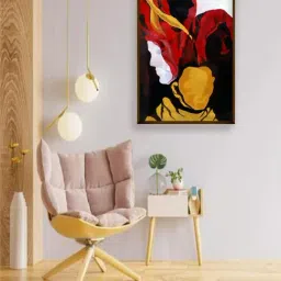 The Art House Abstract Multicolor Canvas Painting-picture-17