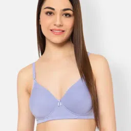 Clovia Light Purple Half Coverage T-Shirt Bra-image-97