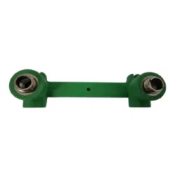 KPT Pipes Double Male Elbow with Disk 25 mm x 1/2 inch Green, KPT DMEWD-0697-3