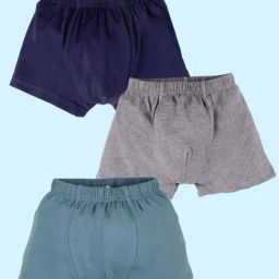 Kiddopanti Kids Multicolor Boxers - Pack of 3-image-41
