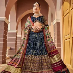 Vanshaft Collection Ready to Wear Lehenga & Unstitched Blouse With Dupatta-picture-40