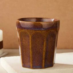 Fabindia Home Tarinika Yellow & Purple Ceramic Tumbler (240ml)-image-59
