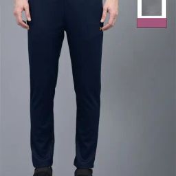 Force NXT Navy & Grey Regular Fit Sports Trackpants - Pack Of 2-image-94
