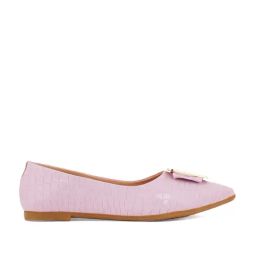 Elle Women's Lavender Flat Ballets-picture-13