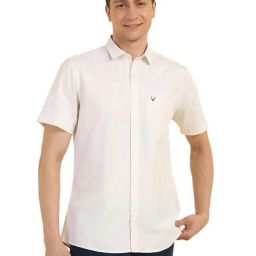 Allen Solly White Cotton Regular fit Stripes Shirt-image-17