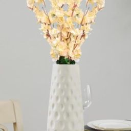 Go Hooked Yellow Blossom Artificial Flower With Pot-3