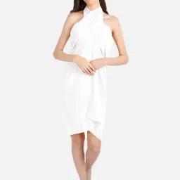 Erotissch White Plain Sarong-image-67
