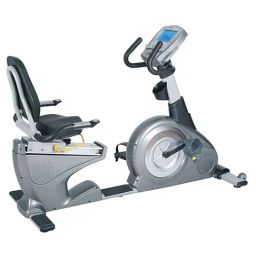 PowerMax Fitness BR-2000C Recumbent Bike (Grey)-image-0
