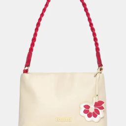 Caprese Sunshine Beige Solid Medium Shoulder Handbag-image-99