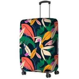 Nasher Miles Polyester 75 cm (28 Inch) Large Protective Luggage Cover - Jungle Design-image-5