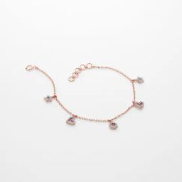 Malabar Gold & Diamonds 18k Rose Gold Chain Bracelet-image-77