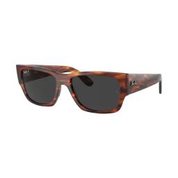Ray-Ban Grey Rectangular Polarized Unisex Sunglasses-26
