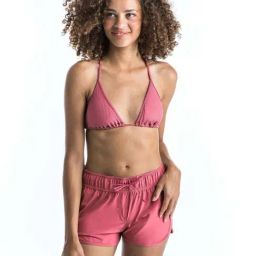 Olaian by Decathlon Pink Plain Swim Shorts-image-60
