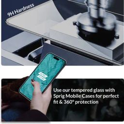 Sprig Edge To Edge Tempered Glass for 14 Plus (Pack of 1) image 3