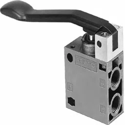 Festo Lever 3/2 Way Valve, Monostable Pneumatic Manual Control Valve TH Series, G 1/4, G 1/4, TH-3-1/4-B-picture-43