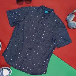 YU by Pantaloons Kids Blue Cotton Printed Shirt-image-16