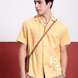 Kook N Keech Indie Angles Printed Pure Cotton Shirt-image-11