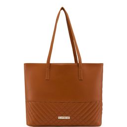 DressBerry X CAPRESE Women Medium Tan Serene Tote Bag-image-62