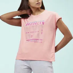 Ajile by Pantaloons Coral Graphic Print Sports Top-image-35