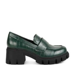 London Rag Women's Dark Green Casual Loafers-picture-19