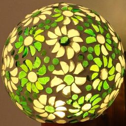 1ST TIME Green & White Solid Glass Traditional Cylinder Wall Lamps Wall Lamps-picture-9