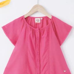 Ed-a-Mamma Kids Pink Solid Top-image-64