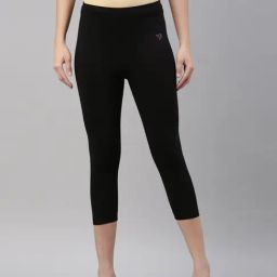 TWIN BIRDS Women Solid Skinny Fit Three-Fourth Length stretch Cotton Capri legging-image-24