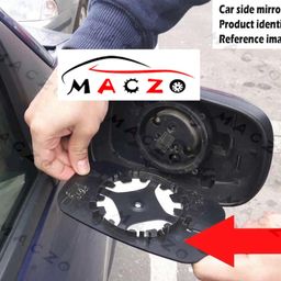 MACZO - orvm Right (Driver) Side Rear View Mirror Glass for Tata Altroz 2020-2024 Model image 2