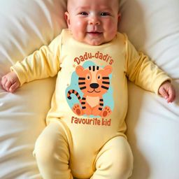 KNITROOT Infants Kids Printed Cotton Round Neck Rompers-picture-21