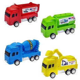 FunBlast Pull Back Construction Vehicles Mini Truck Toys Set of 4 - Multicolor-14