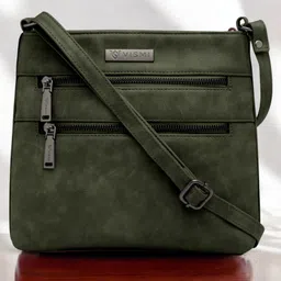 VISMIINTREND Pu Leather Sling Crossbody Bag for Women Girls Stylish Travel Handbag with Adjustable Strap Birthday Gift for Wife, Mother, Girls - Olive Green-picture-39