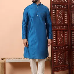 Latest Chikan Garments Dupion Silk Straight Kurta with Churidar-57