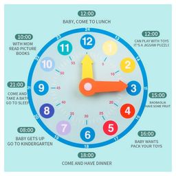 BitFeex My Complete Learning Calendar Wood Montessori Learning Calendar for Kids - Days, Dates, Weather, Seasons, Hours, Minutes Gifts for Toddlers Early Learning Toy for Kids 3+ Years Old image 3