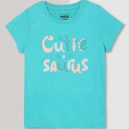 max Girls 5 Printed Applique T-shirt-image-29